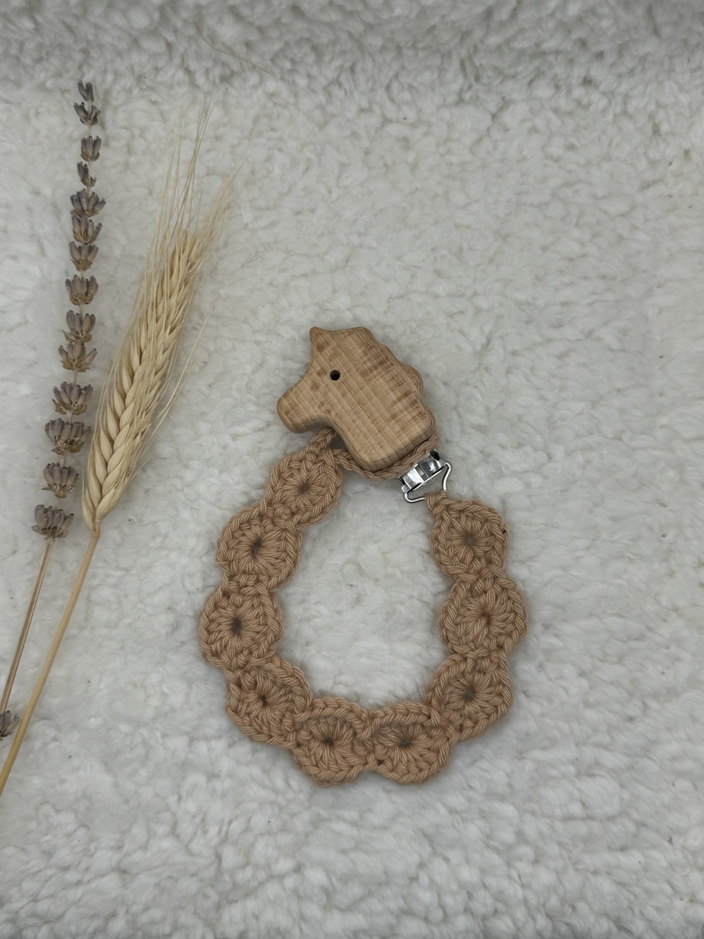 Gehaakt speenkoord Bruin