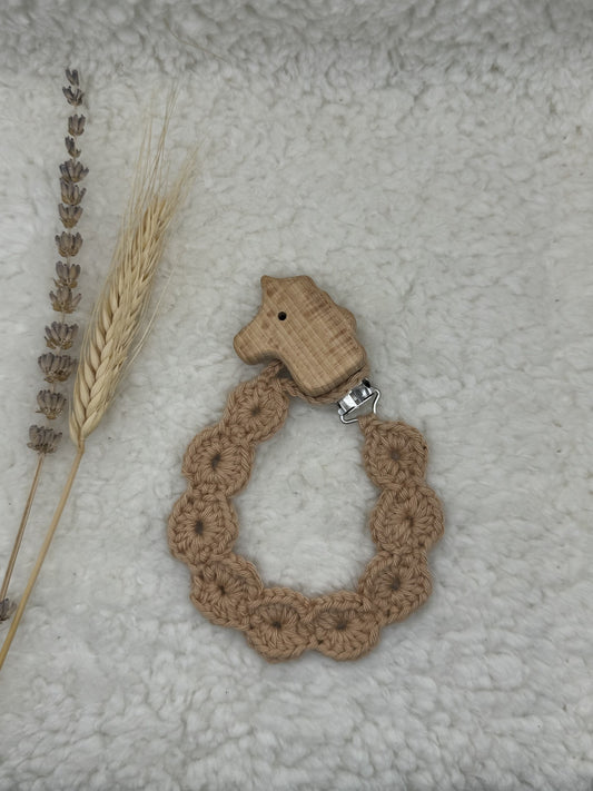 Gehaakt speenkoord Bruin
